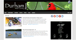 Desktop Screenshot of durhamwakecountynews.com